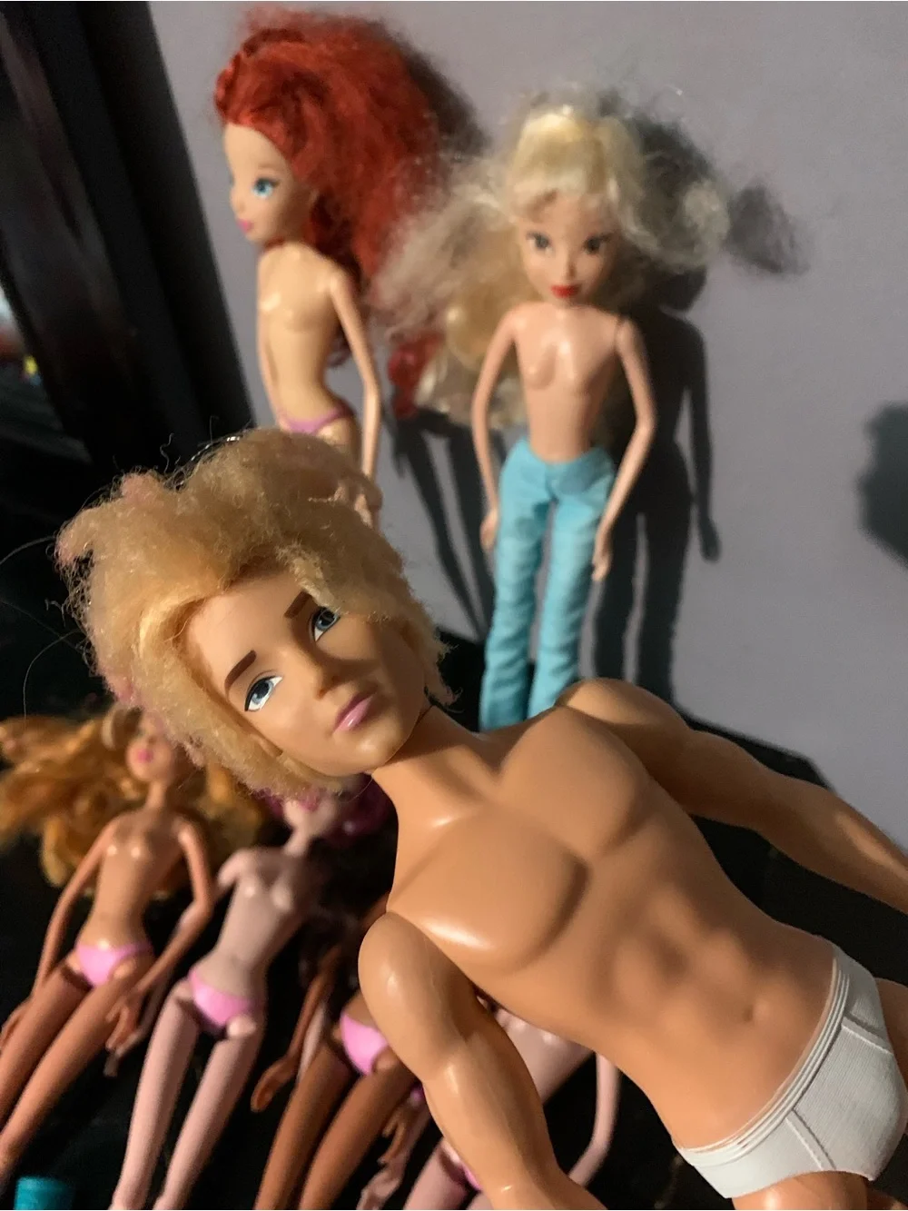 Winx Club Nude Doll Lot Of 8 Tecna, Flora, Bloom, Sky, Aisha, Stella, Musa